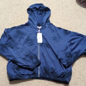 Splendid Indigo Zip-Up Jacket